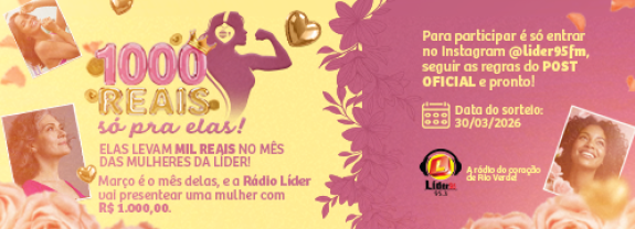 MIL REAIS SÓ PRA ELAS!