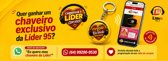 Carregue a Líder 95 com você!